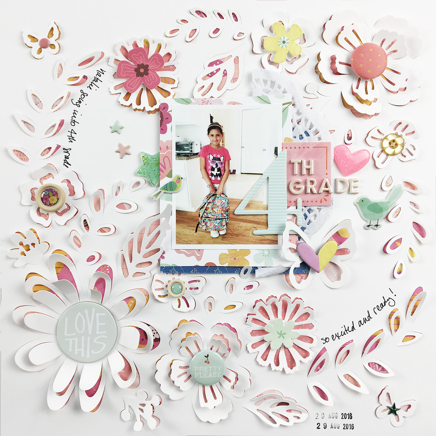 Larkindesign Learning Is An Adventure YouTube Hop with Sara | Natalie's 4th Grade Layout