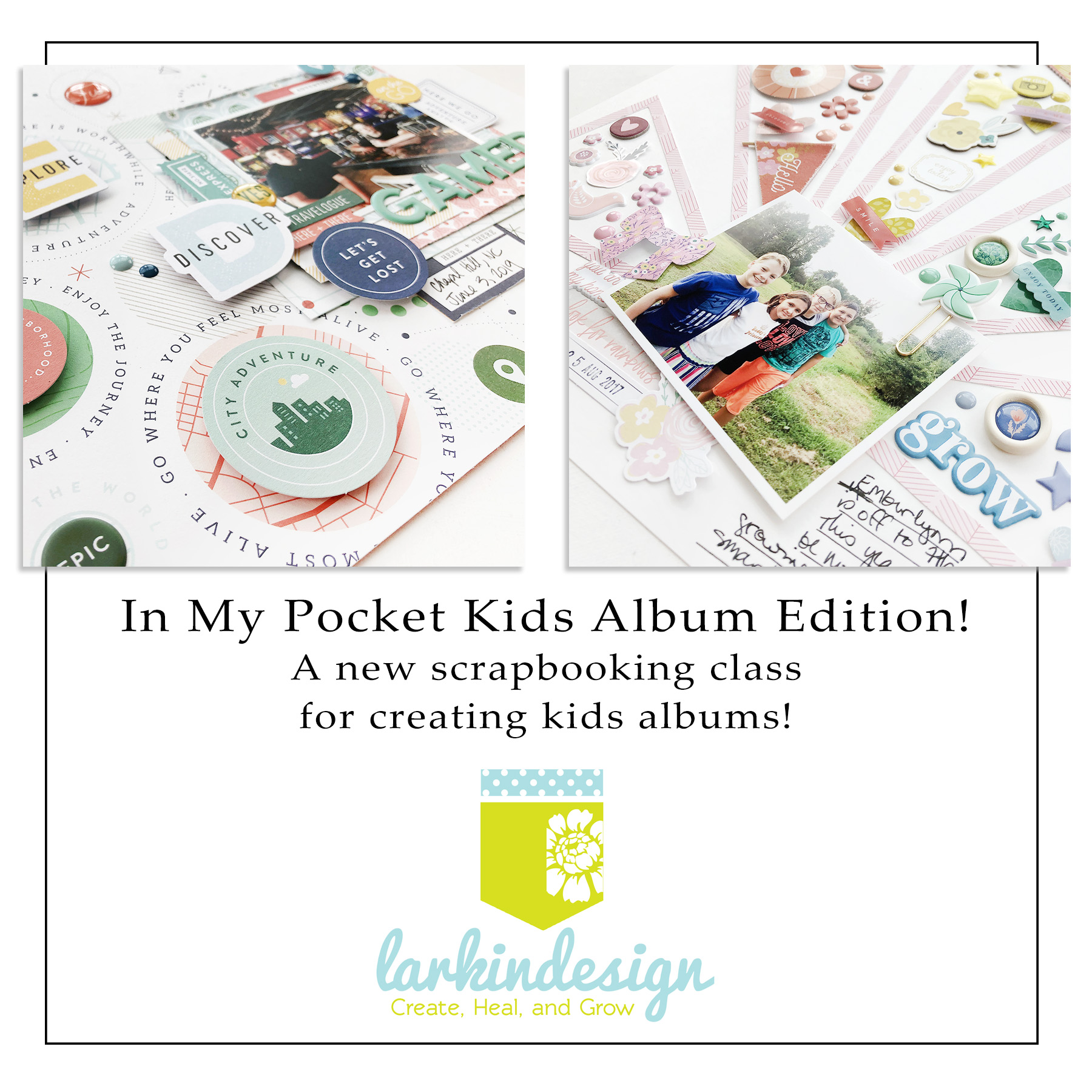 Larkindesign In My Pocket Kids Album Edition