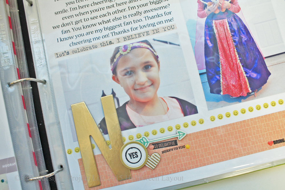 Halloween 2015 Layout Featuring Ali Edwards Cheer