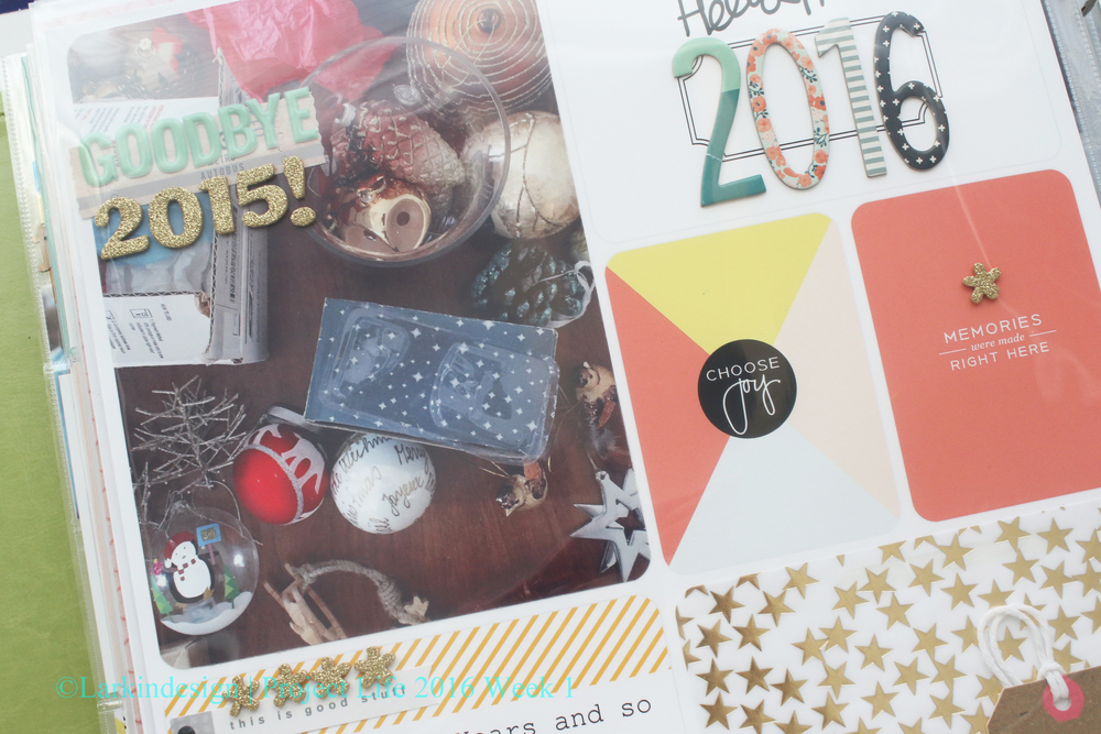 Project Life 2016 Using Project Life App Week 1