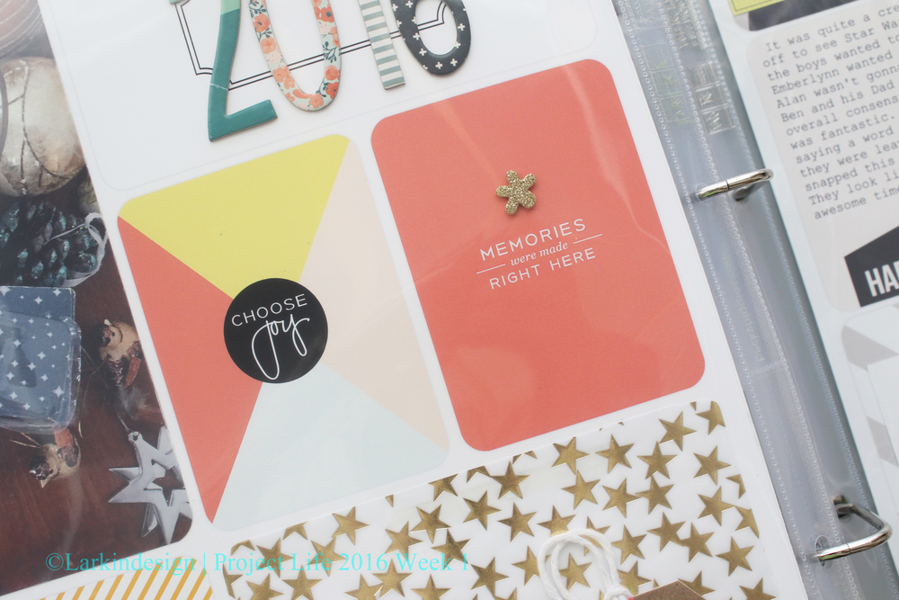 Project Life 2016 Using Project Life App Week 1