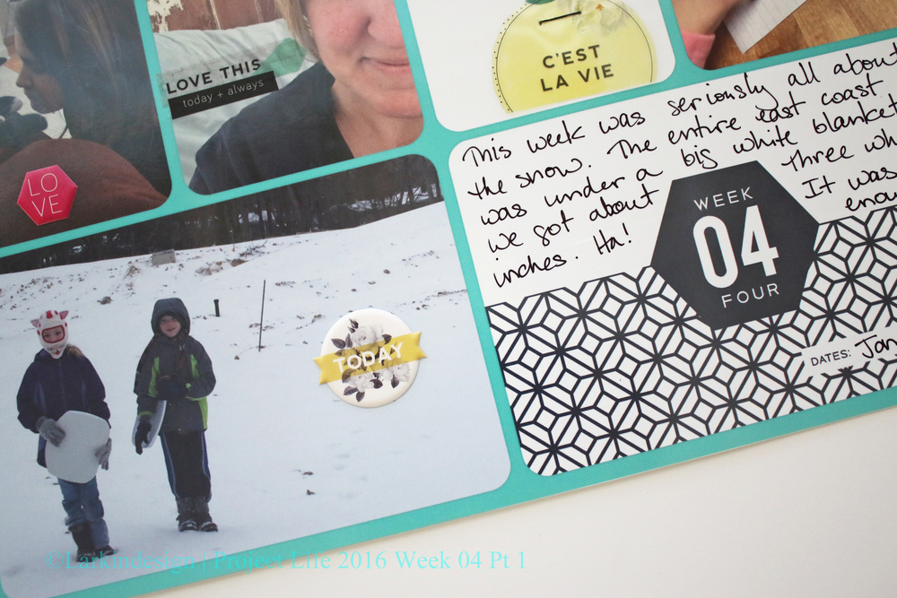 Project Life 2016 Week 4