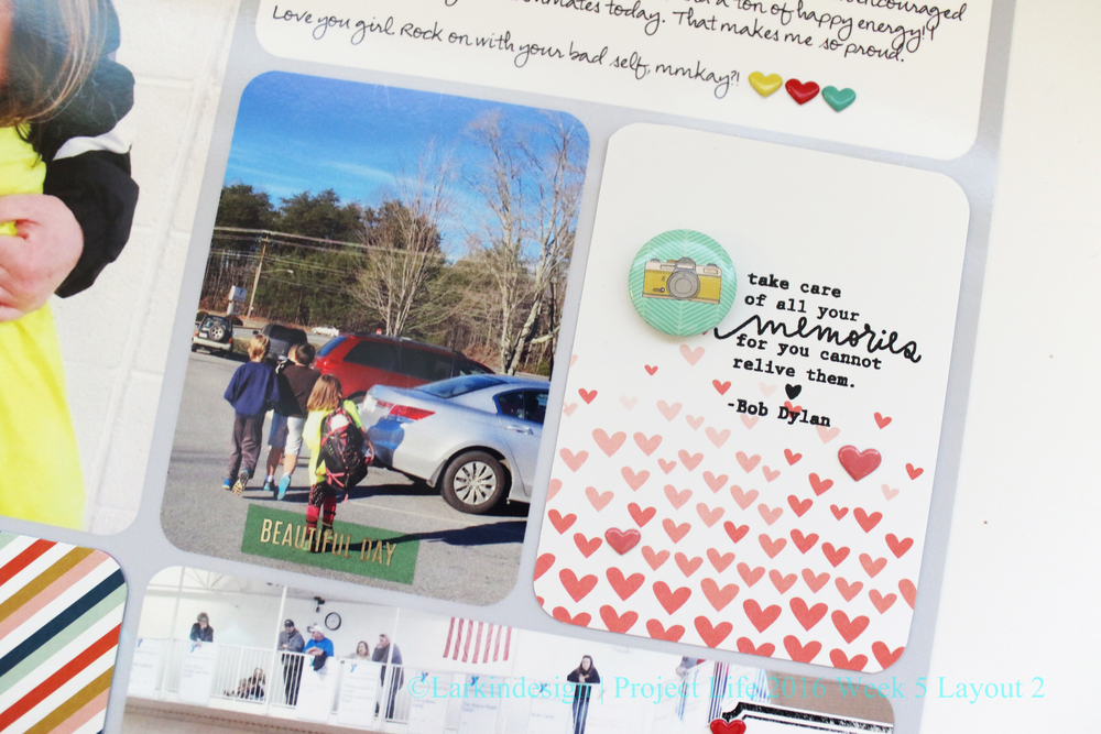 Project Life 2016 Week 5 Layout 2
