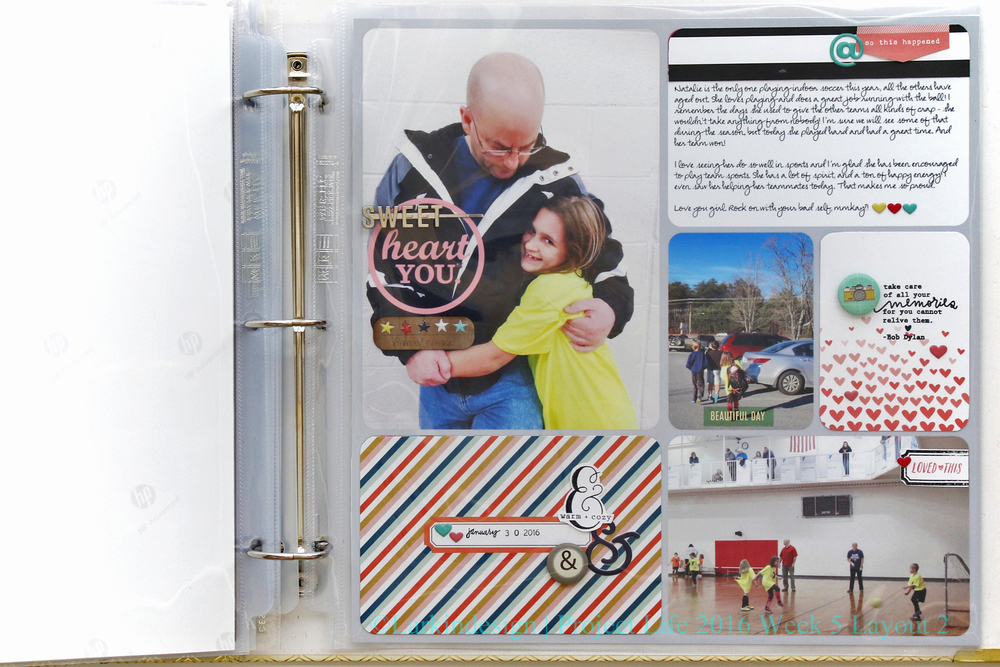 Project Life 2016 Week 5 Layout 2