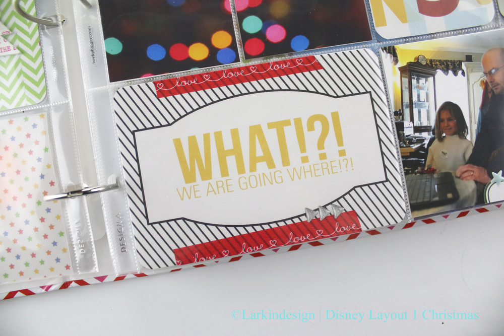 Larkindesign Disney Album Layout No. 01 | Surprise!!!