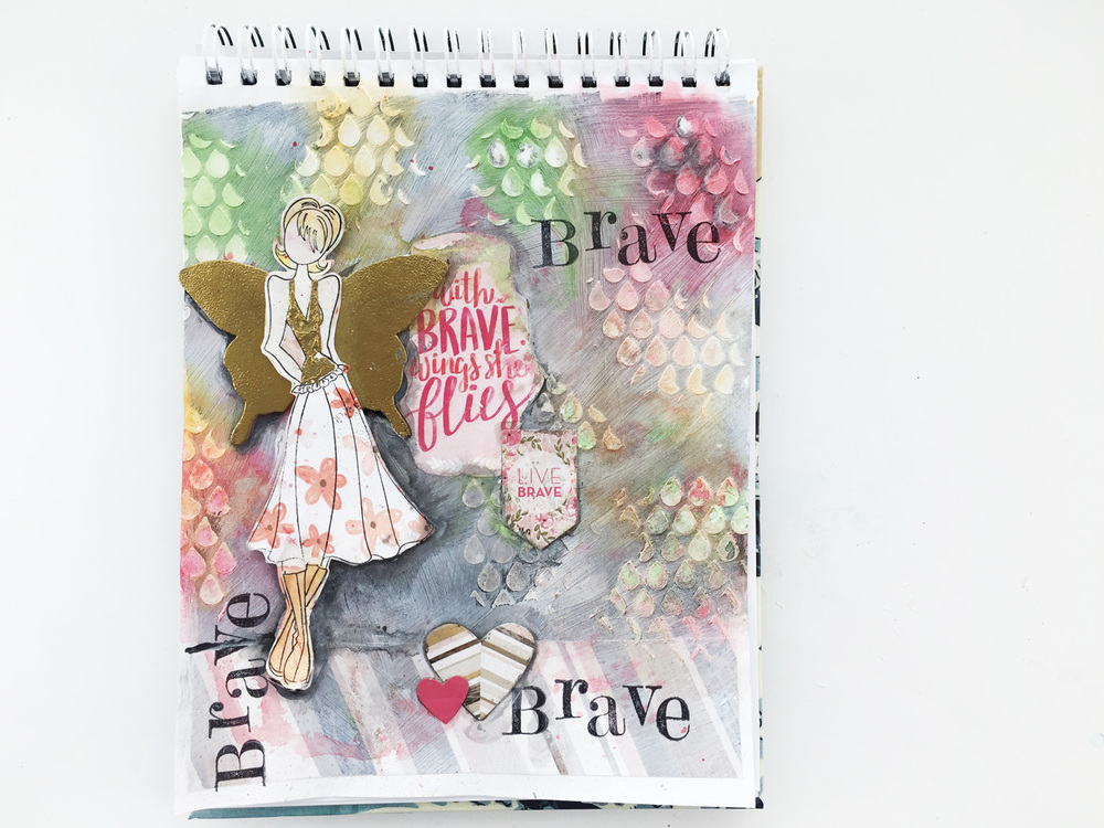 Art Journal On Being Brave