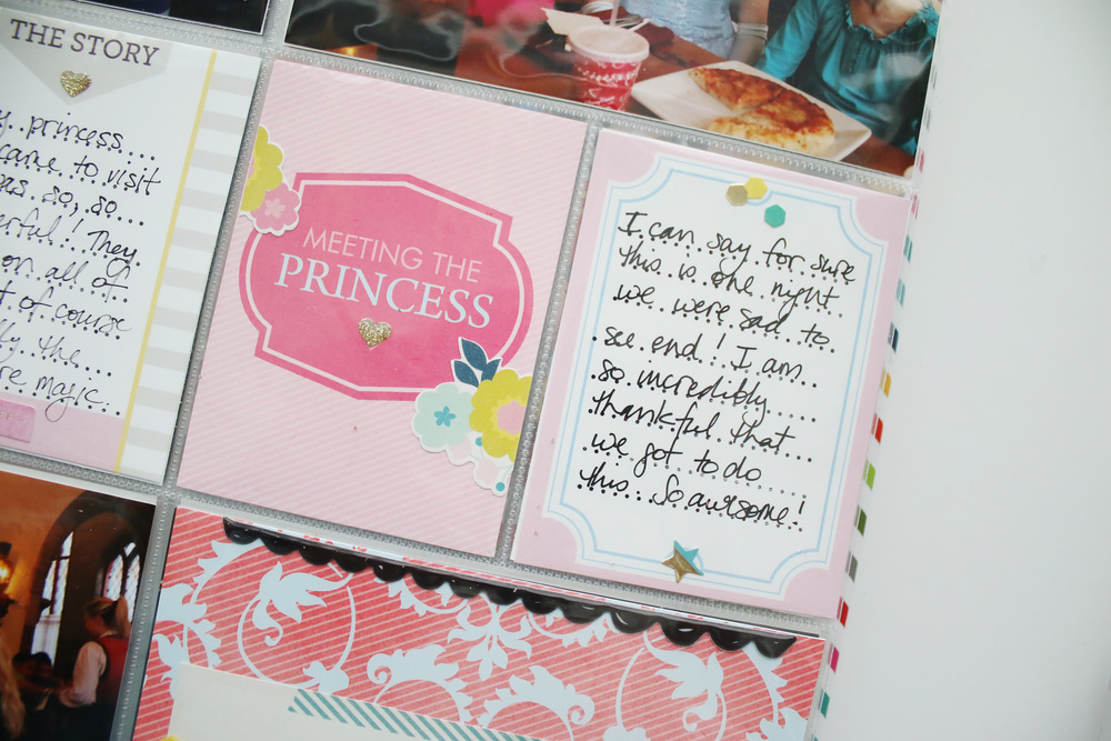 Disney Epcot Princess Dinner Crate Paper Cute Girl