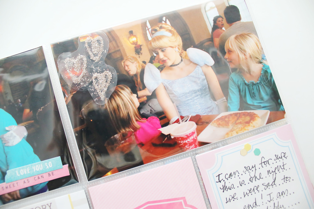 Disney Epcot Princess Dinner Crate Paper Cute Girl