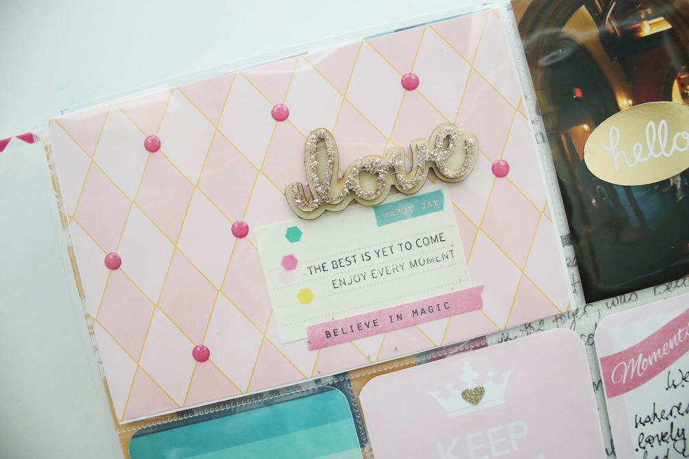 Disney Epcot Princess Dinner Crate Paper Cute Girl