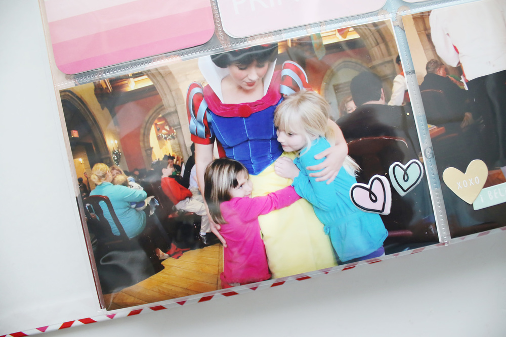 Disney Epcot Princess Dinner Crate Paper Cute Girl