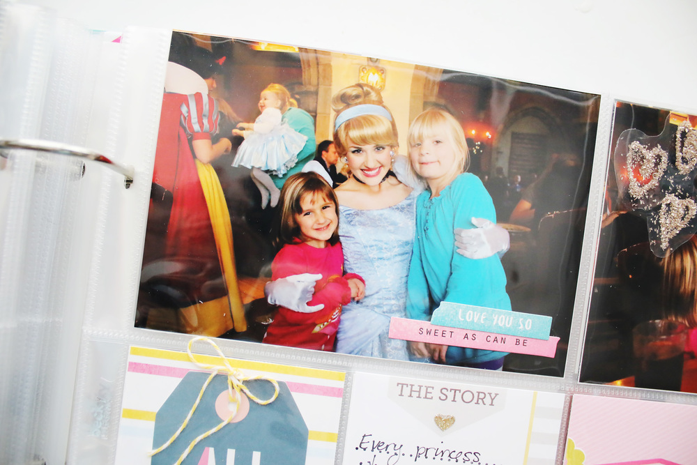 Disney Epcot Princess Dinner Crate Paper Cute Girl