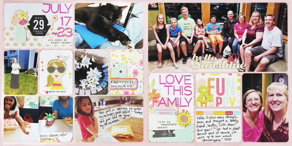 Larkindesign Project Life 2016 Week 29