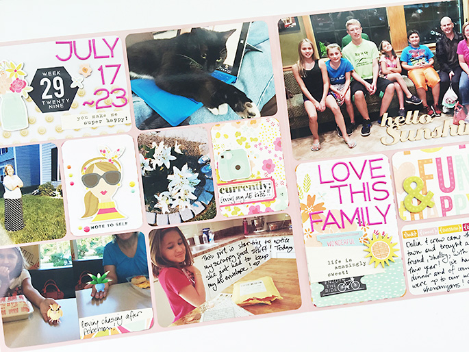 Larkindesign Project Life 2016 Week 29