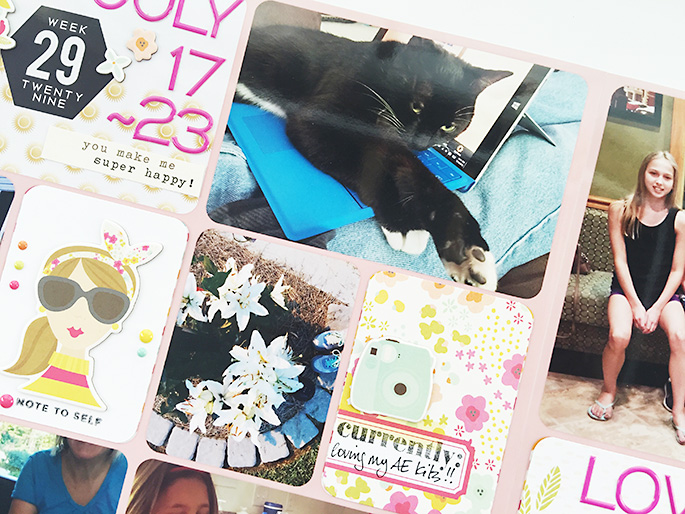 Larkindesign Project Life 2016 Week 29