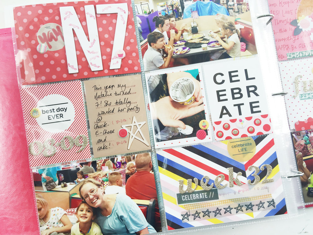 Larkindesign Theresa Moxley | TBT Project Life 2014 Week 32