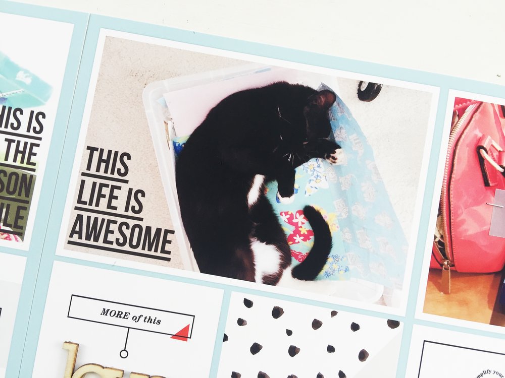 Sahlin Studio Creative Team Layout | Project Life 2016 Week 31