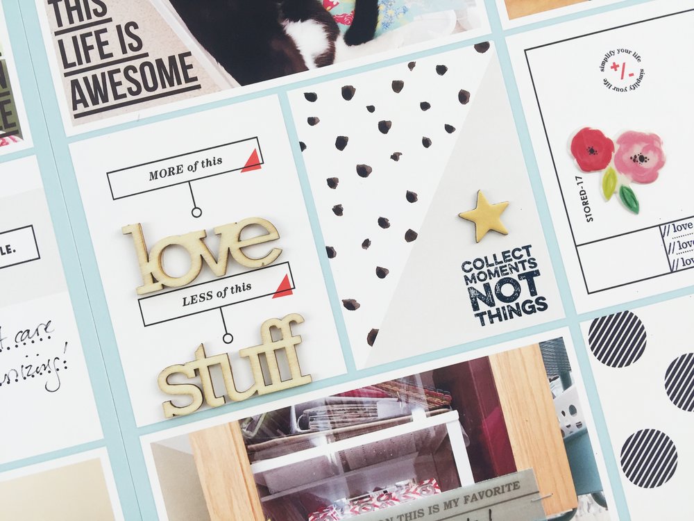 Sahlin Studio Creative Team Layout | Project Life 2016 Week 31