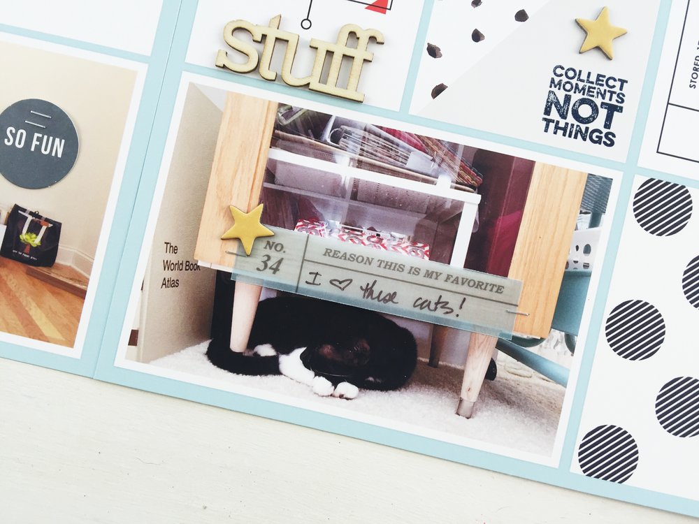 Sahlin Studio Creative Team Layout | Project Life 2016 Week 31