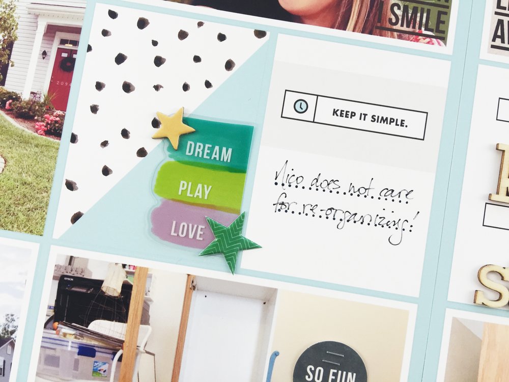 Sahlin Studio Creative Team Layout | Project Life 2016 Week 31