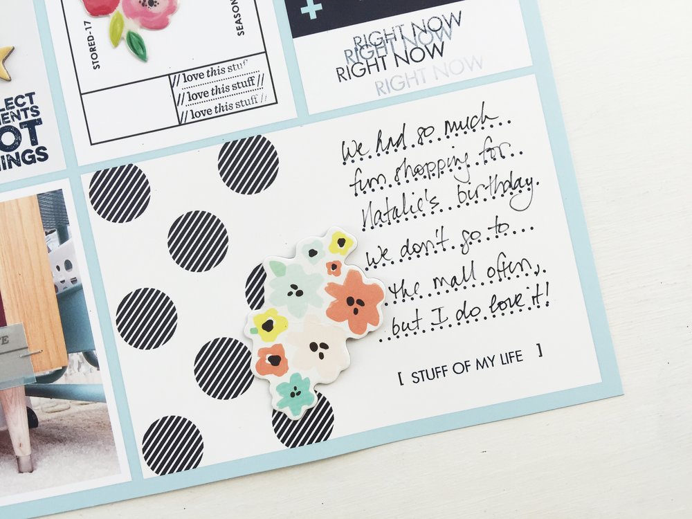 Sahlin Studio Creative Team Layout | Project Life 2016 Week 31