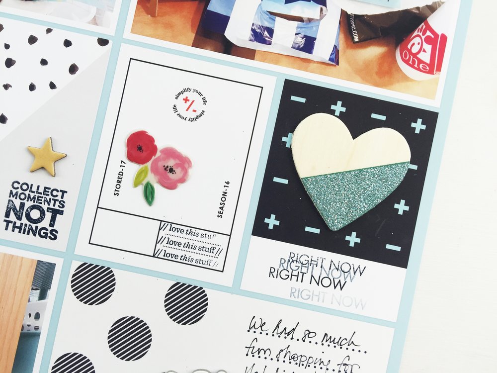 Sahlin Studio Creative Team Layout | Project Life 2016 Week 31