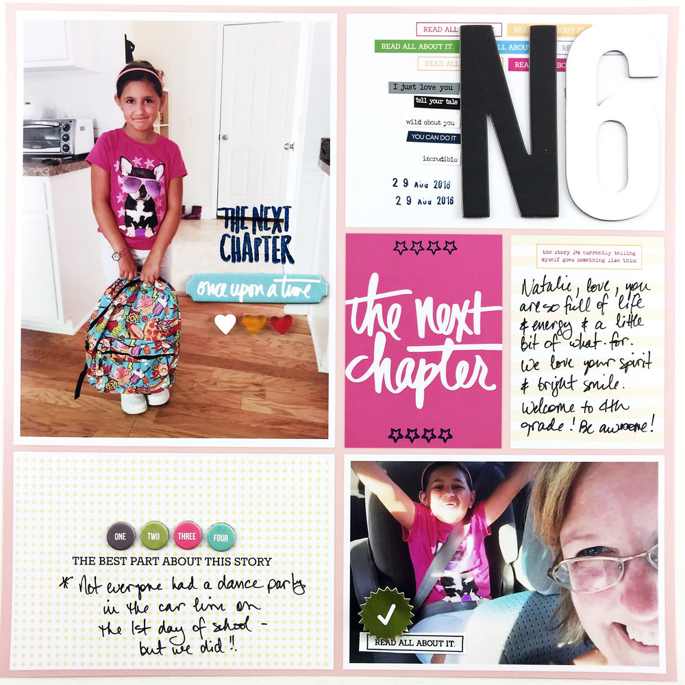 Larkindesign Project Life 2016 Week 35 Back to School Part 2