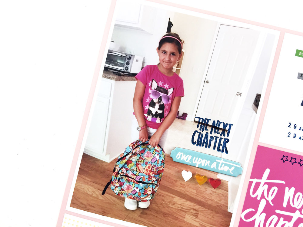 Larkindesign Project Life 2016 Week 35 Back to School Part 2