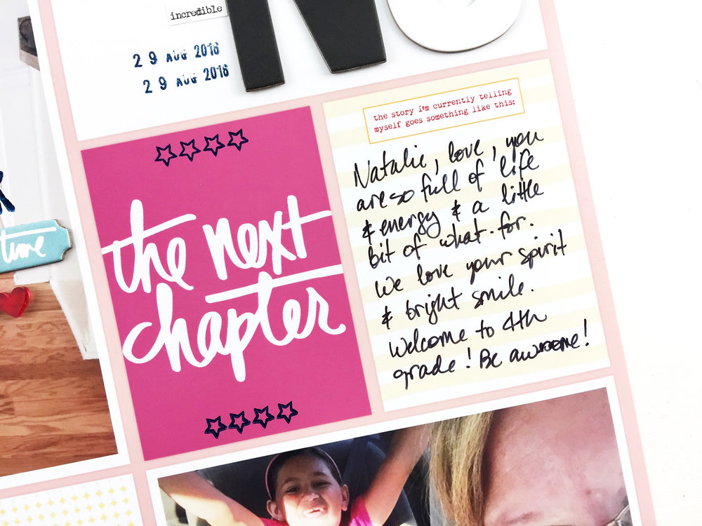 Larkindesign Project Life 2016 Week 35 Back to School Part 2