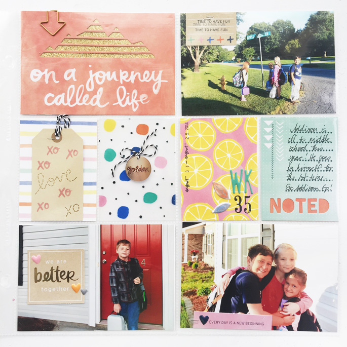 Larkindesign TBT Project Life 2014 Weeks 34 %26 35 | Amy Tangerine Finders Keepers!!!!