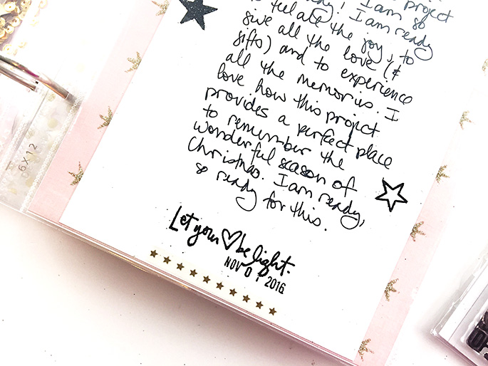 Larkindesign {December Daily 2016} Creating the Introduction Page