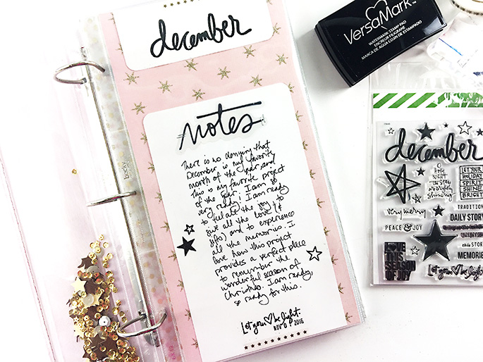 Larkindesign {December Daily 2016} Creating the Introduction Page