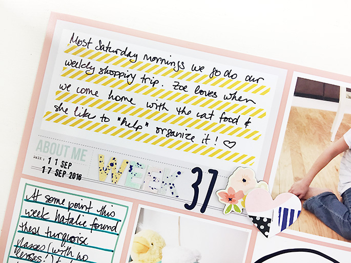 Larkindesign {Project Life 2016} Week 37 | Using Ali Edwards ME Story Kit
