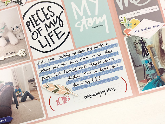 Larkindesign {Project Life 2016} Week 37 | Using Ali Edwards ME Story Kit