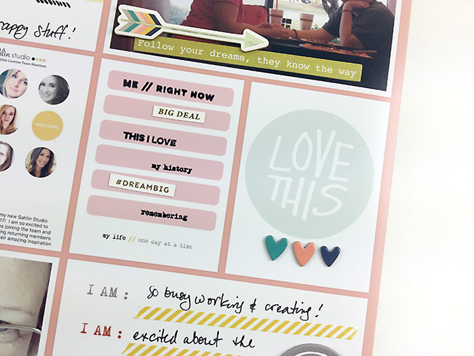 Larkindesign {Project Life 2016} Week 37 | Using Ali Edwards ME Story Kit
