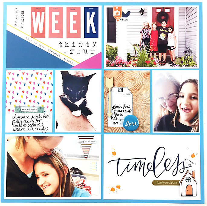 Larkindesign Project Life 2016 Week 34