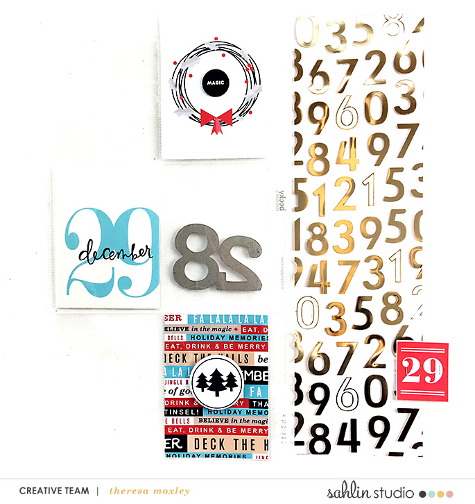 Larkindesign Sahlin Studio Creative Team {December Album 2016} Foundation Pages using Oh What Fun!