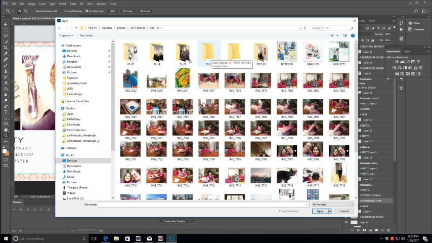 Photoshop CC Tutorial No 01 | Basic Tools for Using PS in Memory Keeping