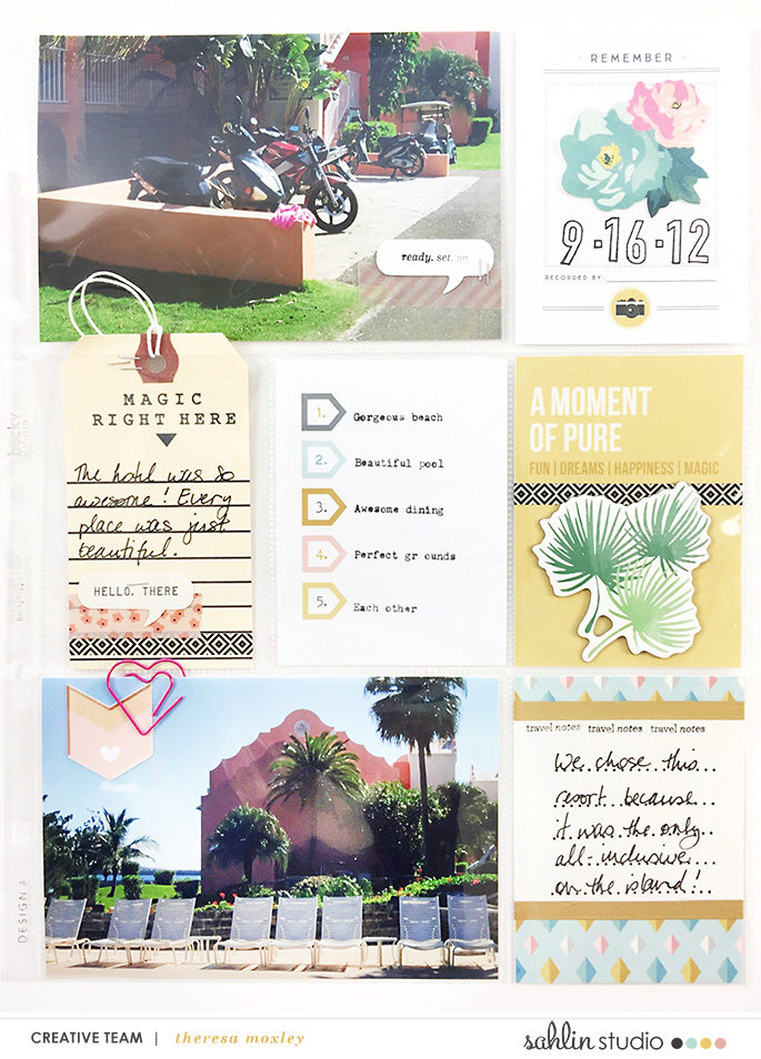Larkindesign Bermuda Honeymoon Album | Layout 01 feat. Project Mouse Beginnings!!!!Larkindesign Bermuda Honeymoon Album | Layout 01 feat. Project Mouse Beginnings!!!!