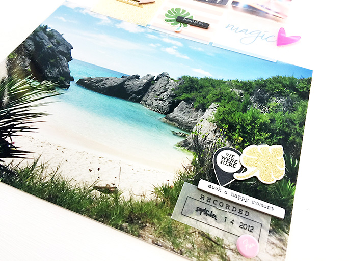 Larkindesign Bermuda Honeymoon Album | Layout 02 Horseshoe Bay %28Hybrid%29