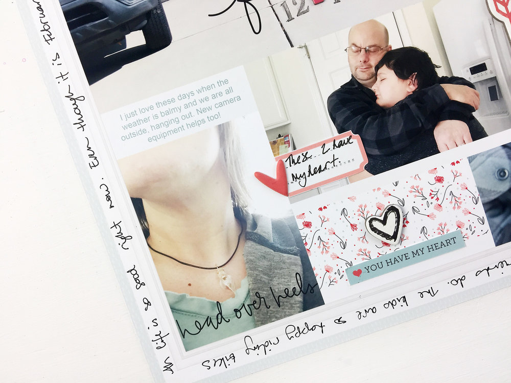 Larkindesign Project Life 2017 Week 07 | Embellishing the Hybrid Layout!!!