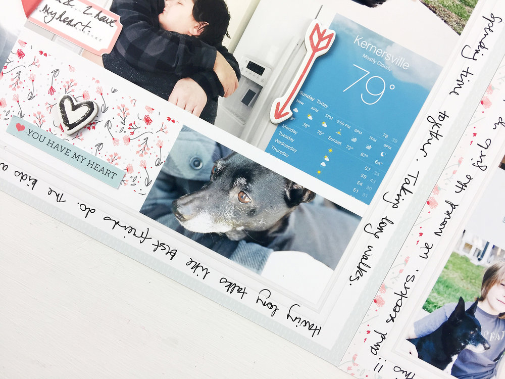 Larkindesign Project Life 2017 Week 07 | Embellishing the Hybrid Layout!!!