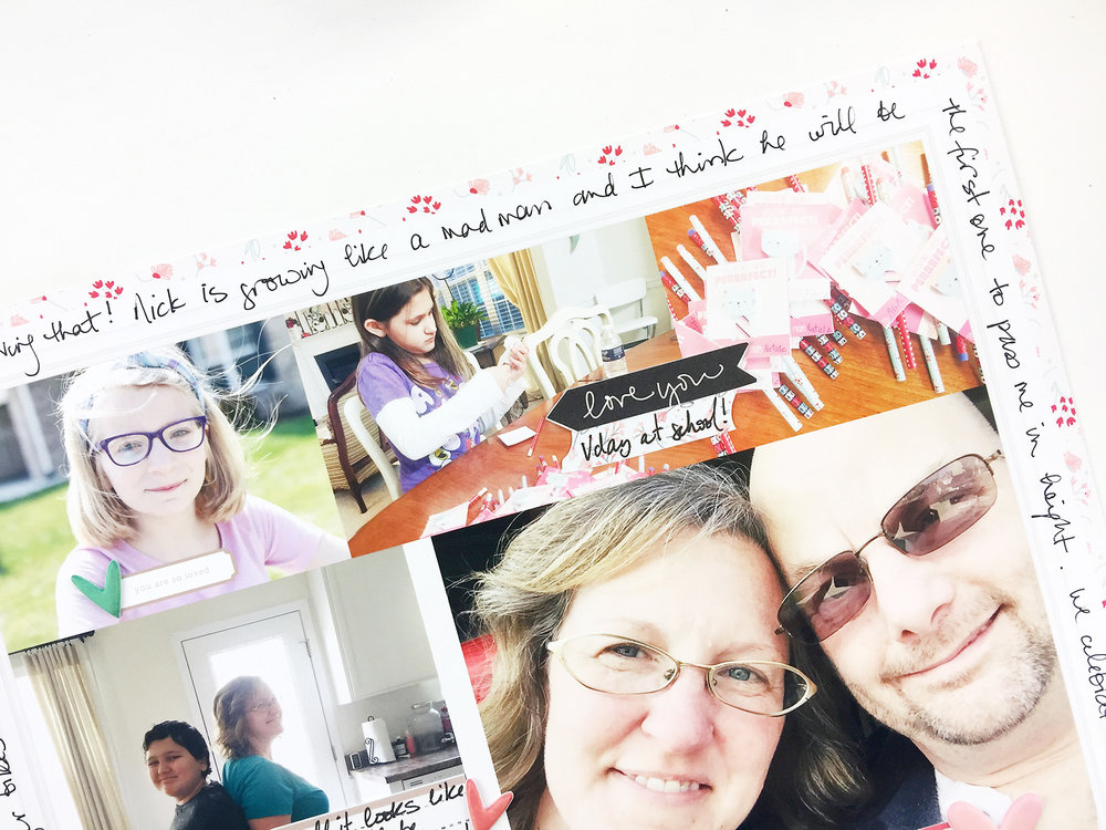 Larkindesign Project Life 2017 Week 07 | Embellishing the Hybrid Layout!!!