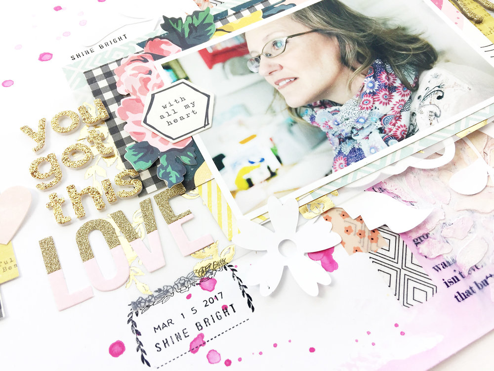 Larkindesign Traditional Mixed Media Layout | You Got This feat. Maggie Holmes BloomLarkindesign Traditional Mixed Media Layout | You Got This feat. Maggie Holmes Bloom