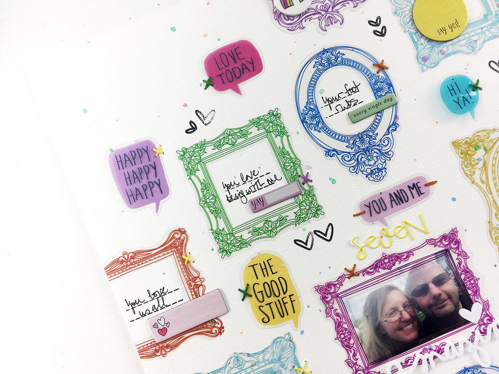 Larkindesign ***NEW SERIES***Use It Up!!!! | A Traditional Layout Called Seven Amazing Things