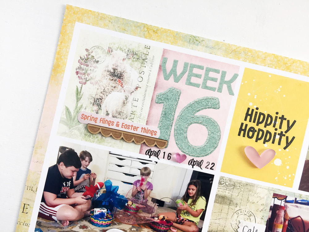 Larkindesign Project Life 2017 Week 16 | ft. On A Whimsical Adventure Easter Morning Collection!Larkindesign Project Life 2017 Week 16 | ft. On A Whimsical Adventure Easter Morning Collection!