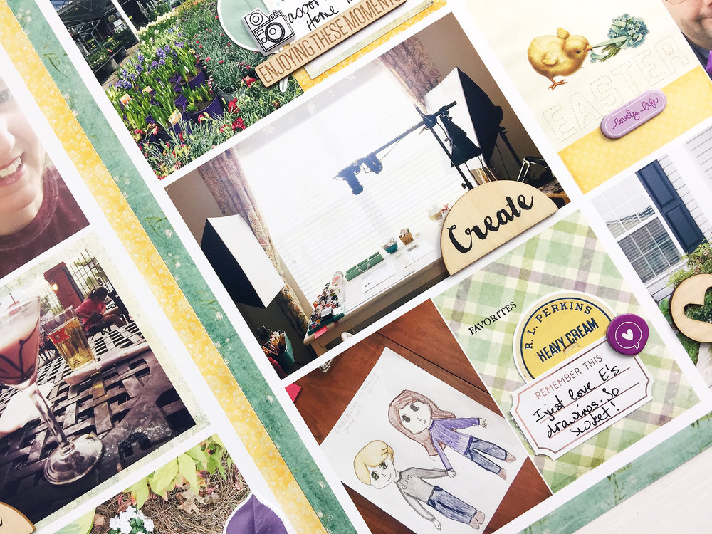 Larkindesign Project Life 2017 Week 16 | ft. On A Whimsical Adventure Easter Morning Collection!Larkindesign Project Life 2017 Week 16 | ft. On A Whimsical Adventure Easter Morning Collection!