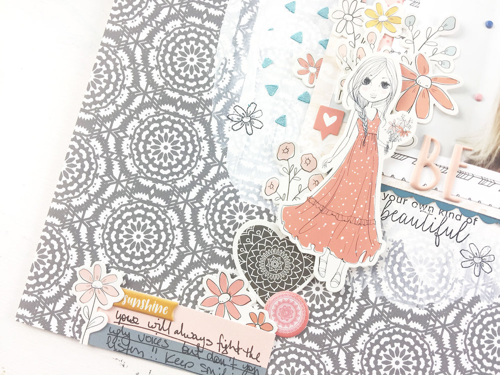 Larkindesign My Very First Felicity Jane Kit Willow | A 12x12 Layout BE