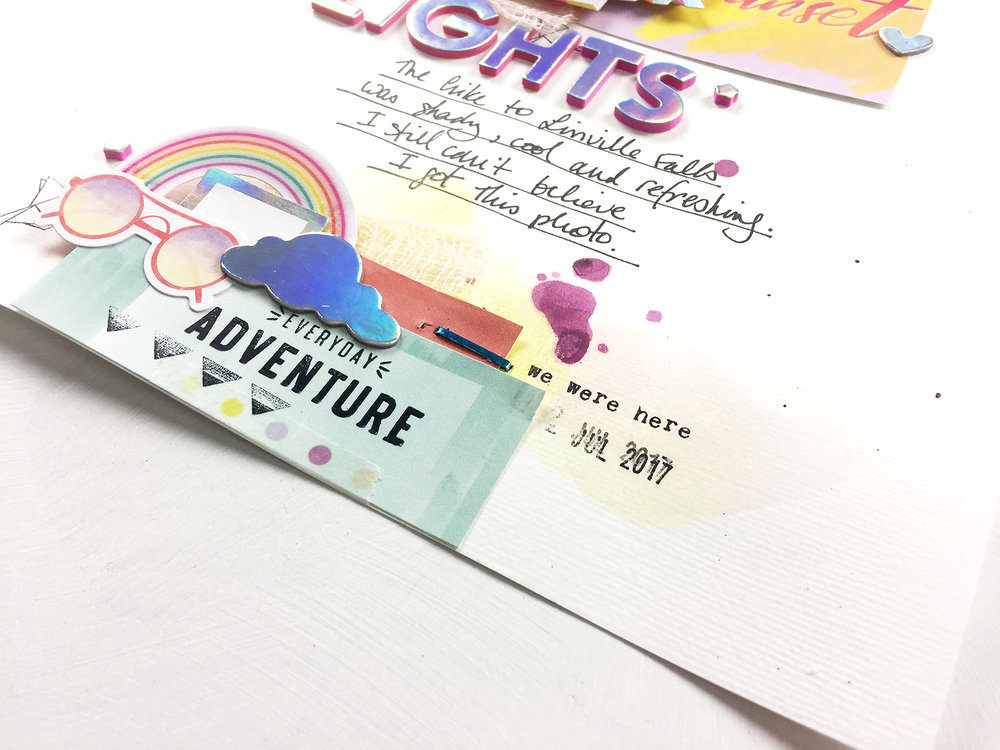 Larkindesign Theresa Moxley Summer Scrappy Challenge | Collab with ScrapandPlanwithLea!!!!!