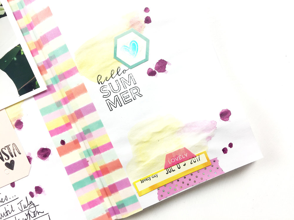 Larkindesign Theresa Moxley Summer Scrappy Challenge | Collab with ScrapandPlanwithLea!!!!!