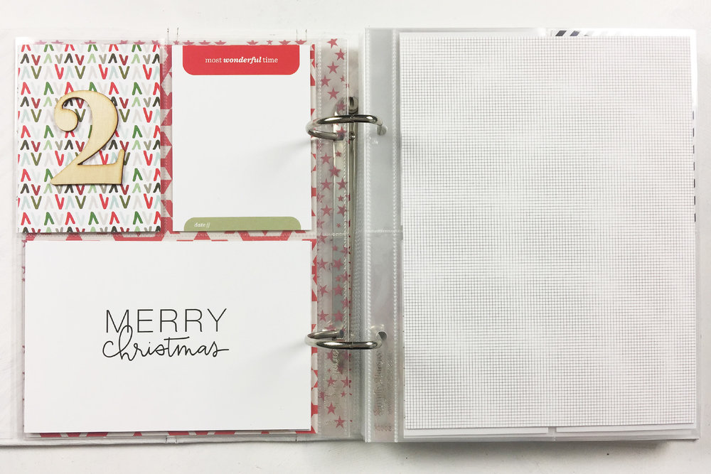 Larkindecember | Foundation Pages Using Ali Edwards December Daily Products!!!